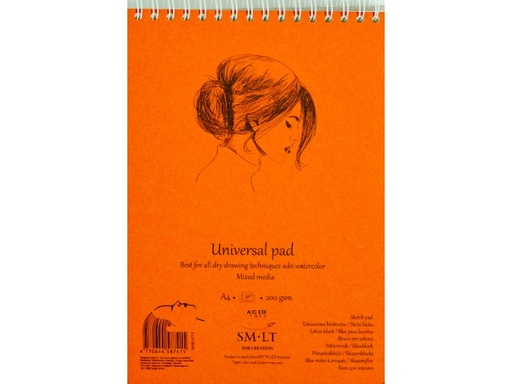 [650766] BLOC UNI.A4 40H 200G MIXB-40TS