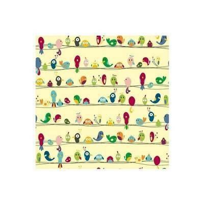 [000792] BOBINA 62CM INFANTIL PAJARITOS