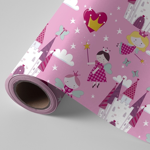 [000791] BOBINA 62CM INFANTIL PRINCESAS