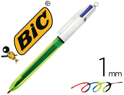 [119087] BOLIGRAFO BIC 4 COLOR MEDIUM FLU