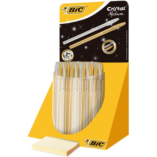 [119098] BOLIGRAFO BIC CRISTAL ORO-PLAT
