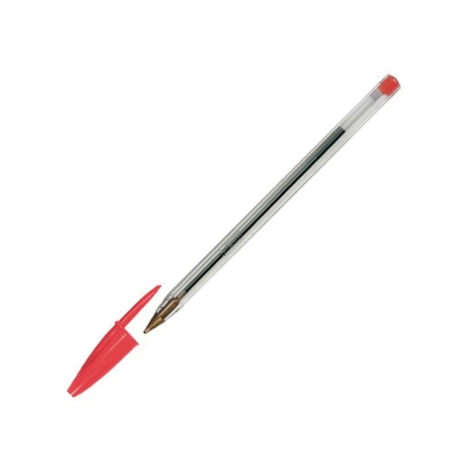 [080107] BOLÍGRAFO TINTA ACEITE BIC CRISTAL ORIGINAL ROJO