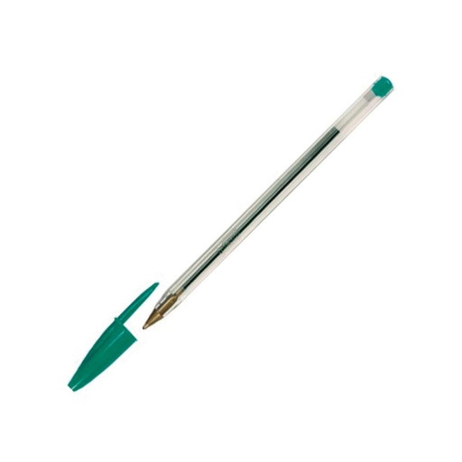 [080108] BOLIGRAFO BIC CRISTAL VERDE