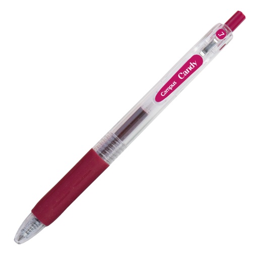 [081724] BOLÍGRAFO TINTA GEL CAMPUS CANDY GRANATE