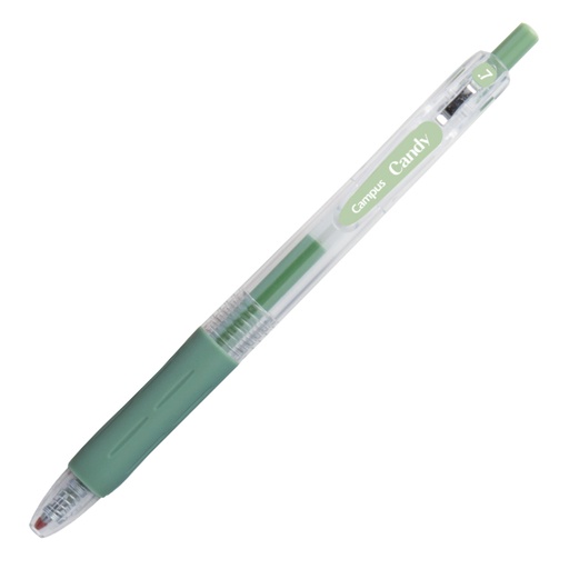 [081718] BOLÍGRAFO TINTA GEL CAMPUS CANDY VERDE