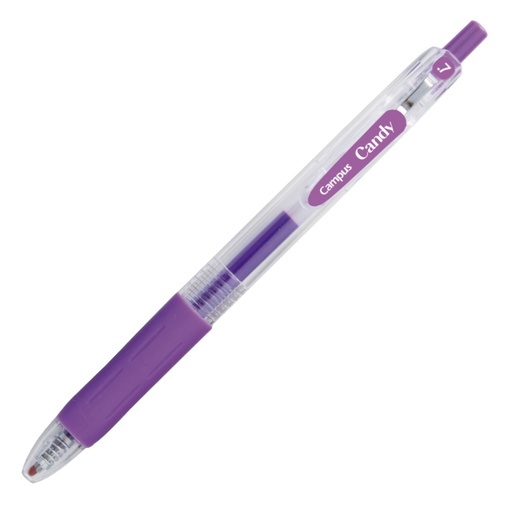 [081720] BOLÍGRAFO TINTA GEL CAMPUS CANDY VIOLETA