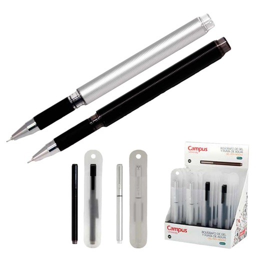 [081415] BOLIGRAFO CAMPUS METALICO E/24