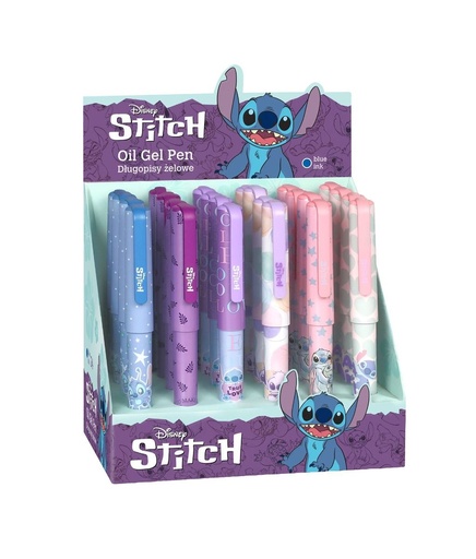 [653294] BOLIGRAFO GEL AZUL STITCH 75286PTR