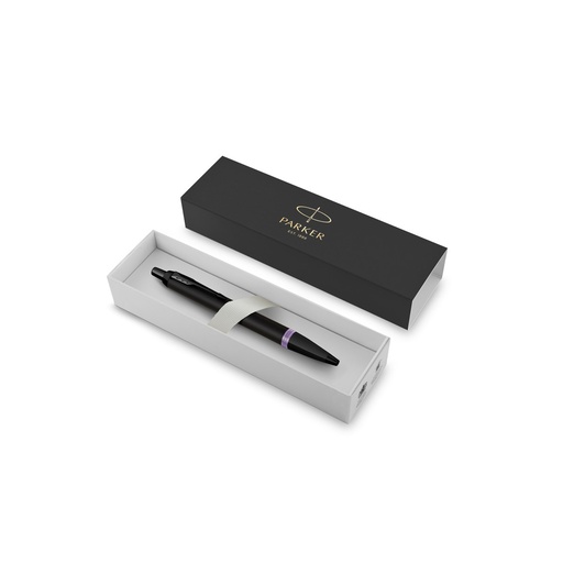 [122444] BOLIGRAFO PARKER NEGRO/VIOLETA