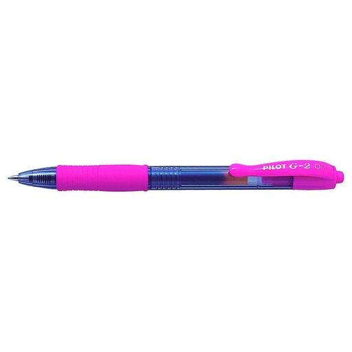 [081327] BOLÍGRAFO TINTA GEL PILOT G-2 ROSA PASTEL