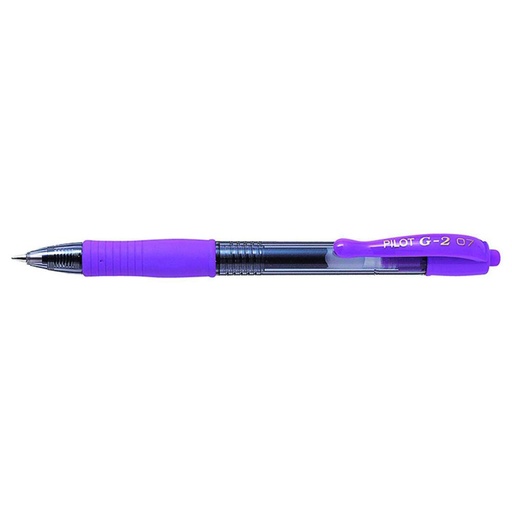 [081328] BOLÍGRAFO TINTA GEL PILOT G-2 VIOLETA PASTEL