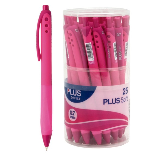 [081103] BOLIGRAFO PLUS SOFT 2 ROSA