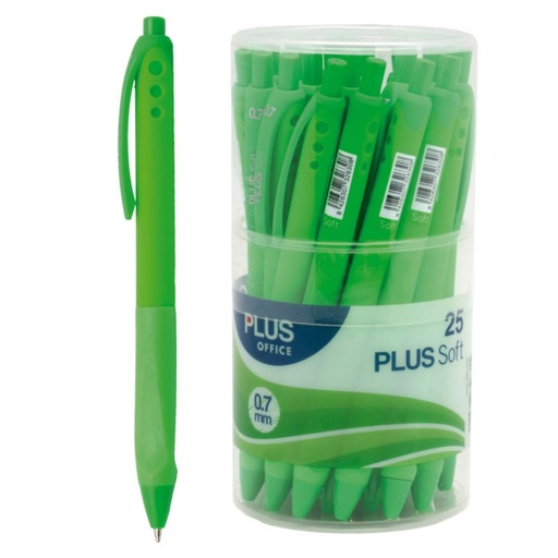 [081107] BOLIGRAFO PLUS SOFT 2 VERDE