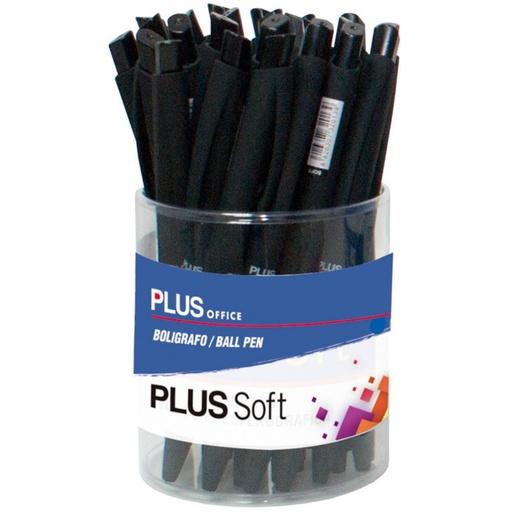 [080903] BOLÍGRAFO TINTA FLUIDA VISCOSA PLUS SOFT NEGRO