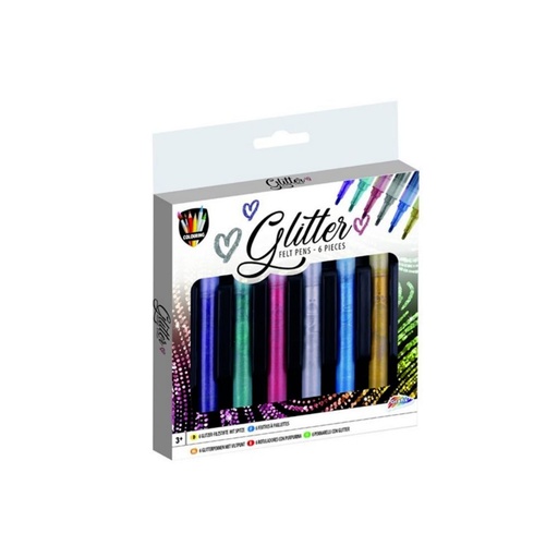 [863009] BOLIGRAFO RMS GLITT.6UD 150041