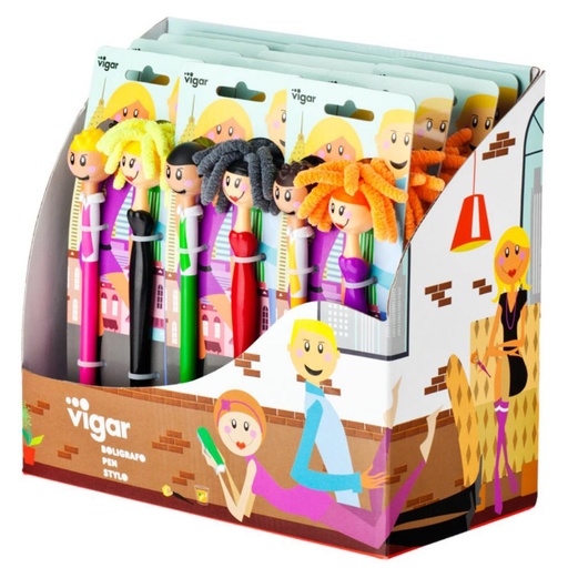 [862409] BOLIGRAFOS DOLLS PAREJA EX/12U