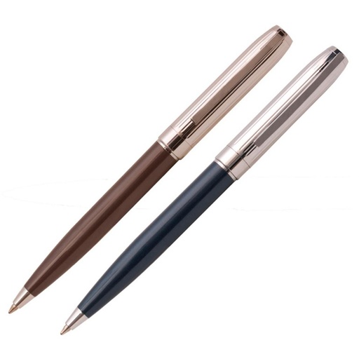 [080843] BOLIGRAFO SWING GIRO LUXE MARRON/GRIS