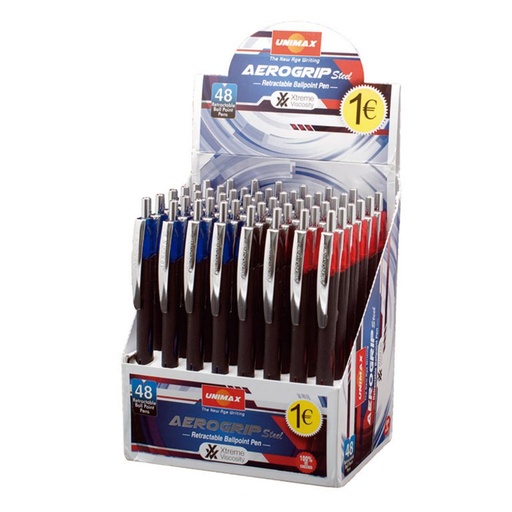 [081124] BOLIGRAFO UNIMAX AEROGRIP EXP.48u