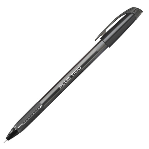 [080931] BOLIGRAFO TINTA FLUIDA VISCOSA PLUS OFFICE TRIO NEGRO