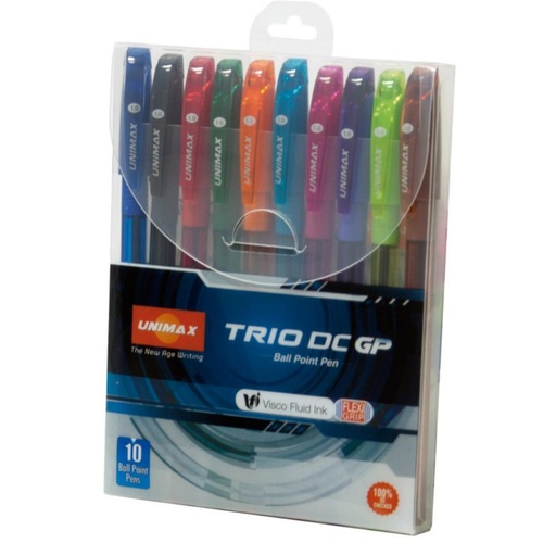 [081087] BOLIGRAFO UNIMAX TRIO SURT/10U