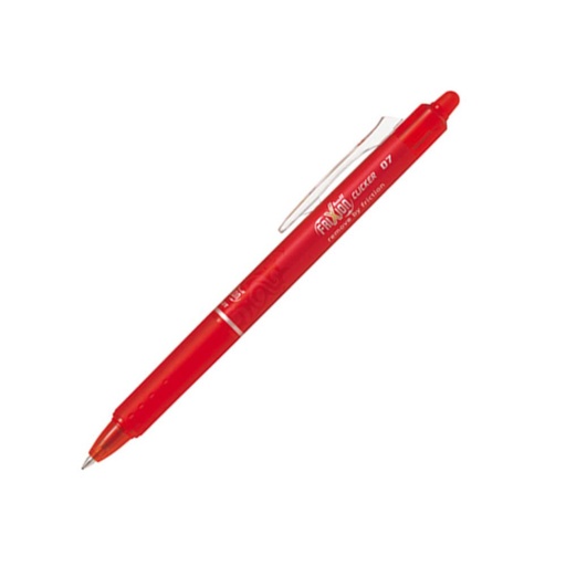 [119566] BOLIGRAFO TINTA GEL PILOT FRIXION CLICKER ROJO