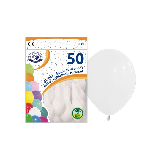 [882464] BOLSA 50 GLOBOS BLANCO 9RP5-01