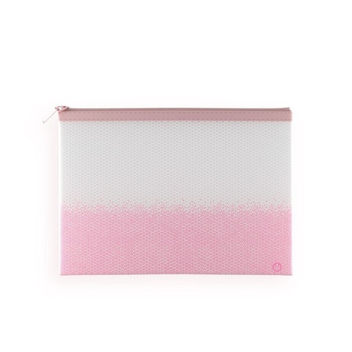 [212556] BOLSA CREMALLER.SENSE A4 ROSA