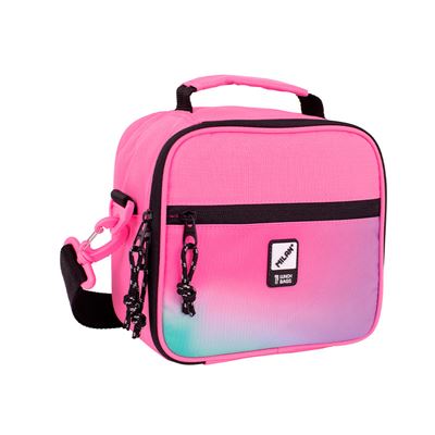 [653271] BOLSA ISOTERMICA 3 FIAMBRERAS SUNSET ROSA