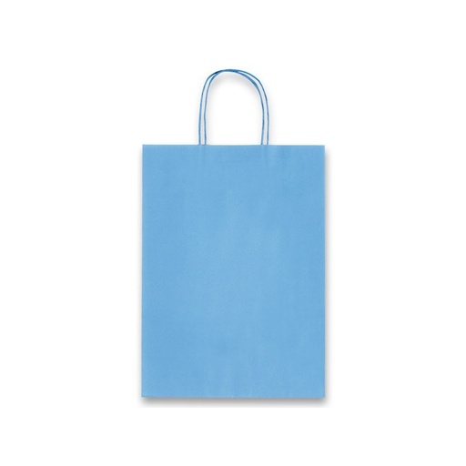 [881076] BOLSA PAPEL 744 AZUL CLARO 27X22X10