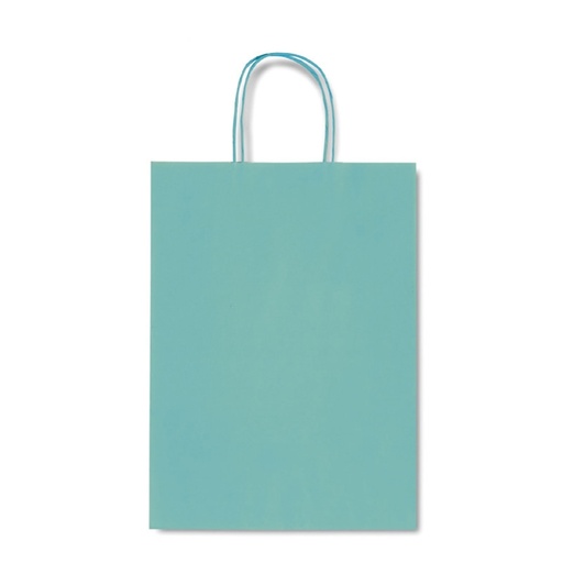 [881079] BOLSA PAPEL 774D VERDE AGUA 26X12X36CM