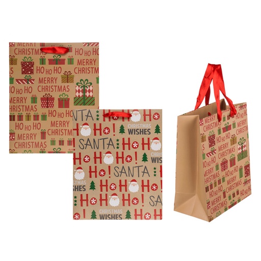 [880796] BOLSA REGALO HO HO HO 960196
