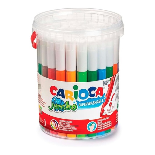 [652587] BOTE 50 ROTULADORES CARIOCA JUMBO
