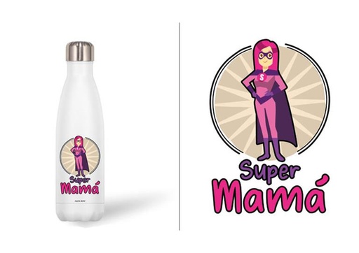 [880093] BOTELLA SUPER MAMA YM-008