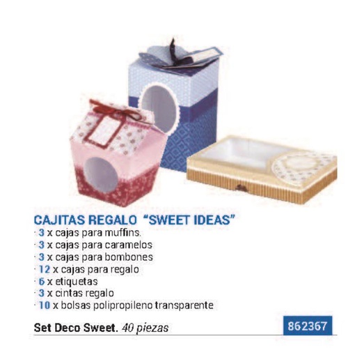 [862367] CAJA REGALO FOLIA SWEET 9 PZ