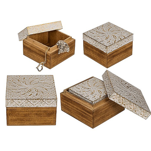 [880007] CAJITA MADERA NATURAL SET DE 2