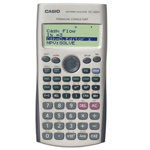 [248334] CALCULADORA CASIO FINANCIERA FC 100V