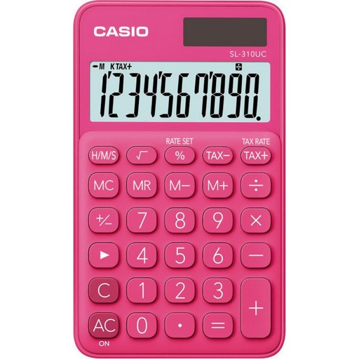 [247854] CALCULADORA CASIO SL310UC ROJO