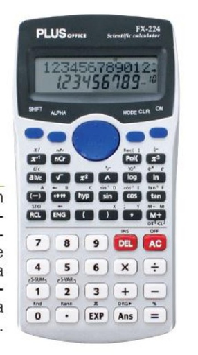 [220506] CALCULADORA PLUS CIENTIFICA FX-224