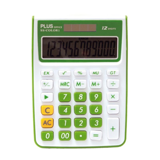 [220571] CALCULADORA PLUS SS-COLOR VERDE