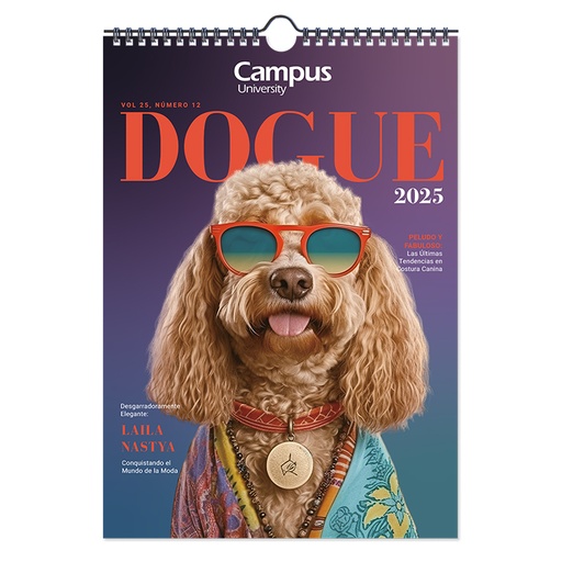 [003567] CALENDARIO 25 CAMPUS PERRO