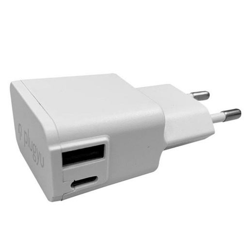[247333] CARGADOR PARED PLUGY USB+USB-C