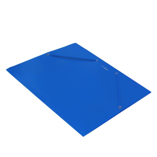 [180894] CARPETA PLUS SOFT A4+ GOMAS Y SOLAPAS AZUL