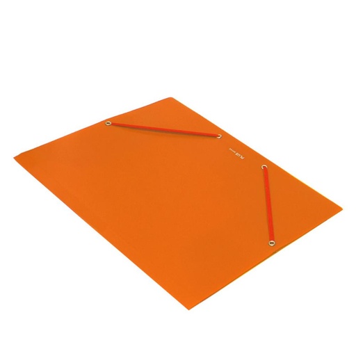 [180892] CARPETA A4 PP SOFT GOMA SOLAPA NARANJA