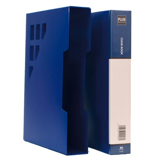 [180224] CARPETA FUNDAS MT80 RIGIDA C/CAJA 80F AZUL