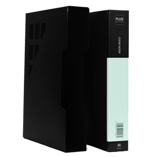 [180696] CARPETA FUNDAS MT80 RIGIDA C/CAJA 80F NEGRO