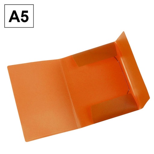 [180543] CARPETA PLASTICO SOLAPA A5 NARANJA