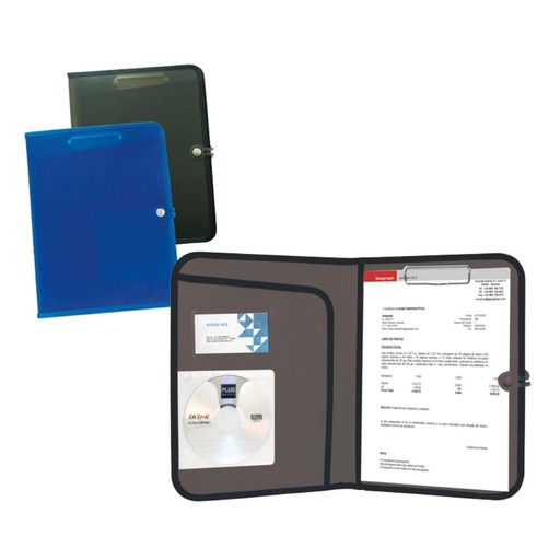 [180449] CARPETA POLIP.TRANS. C/BROCHE