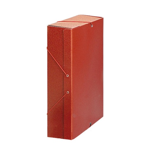 [180172] CARPETA PROYECTO KARMAN CARTON LOMO 90MM ROJO