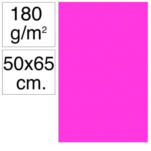 [630499] CARTULINA CAMPUS 500X650 MM. 180G. FUCSIA 25UD