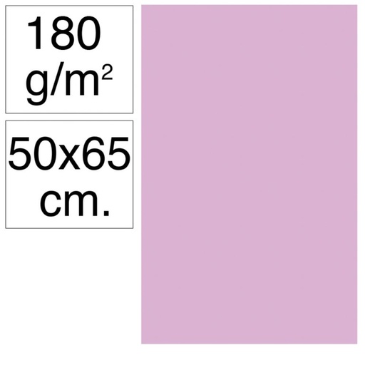 [630501] CARTULINA 50X65 180G LILA 25UD